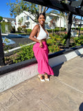 Bright & Bold Pink Maxi Skirt