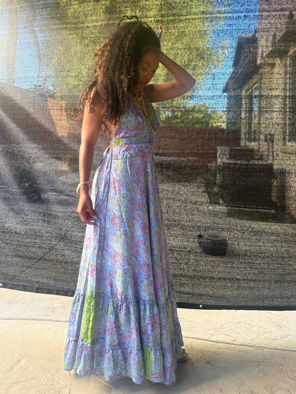 Lauren Floral Maxi Sun Dress