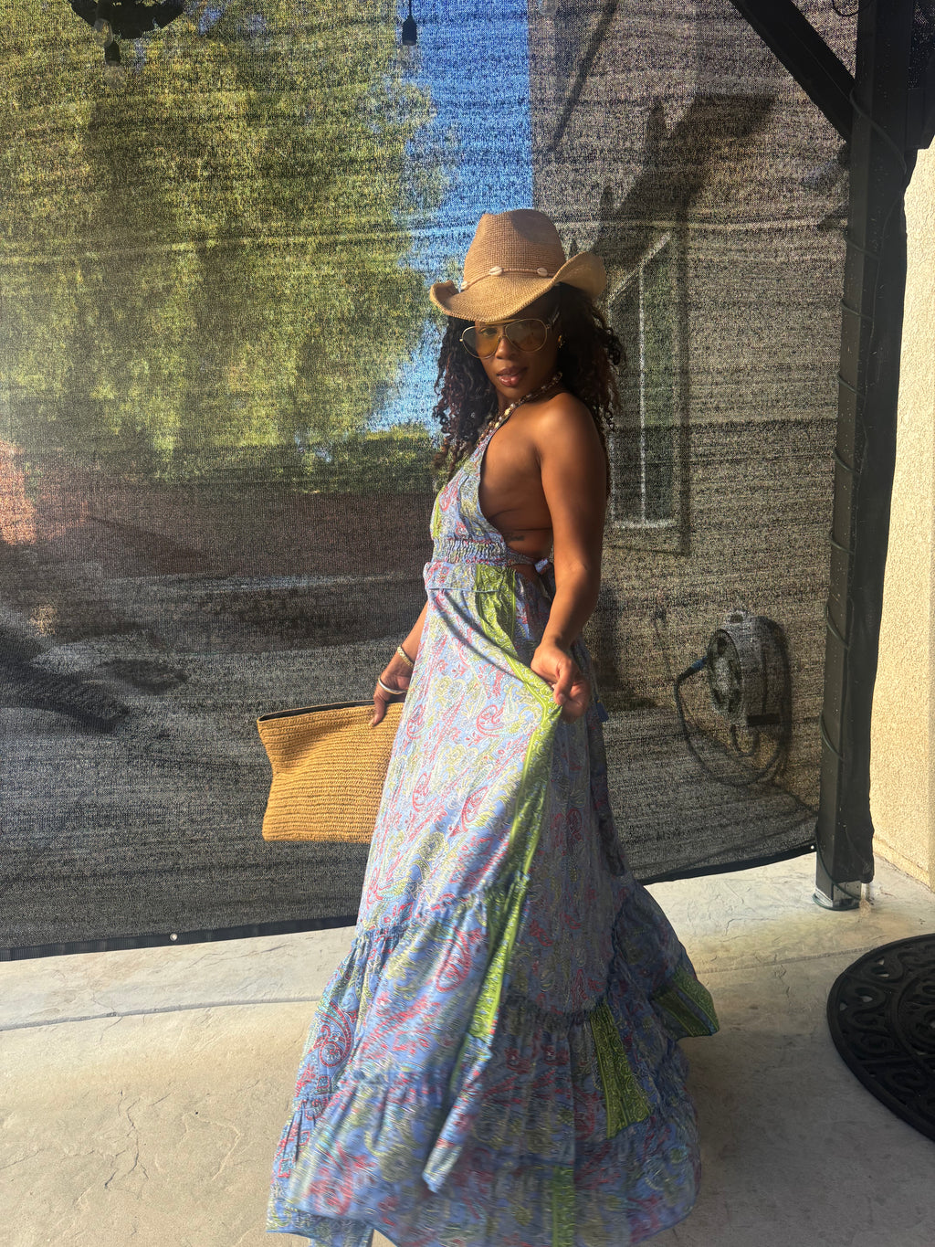 Lauren Floral Maxi Sun Dress