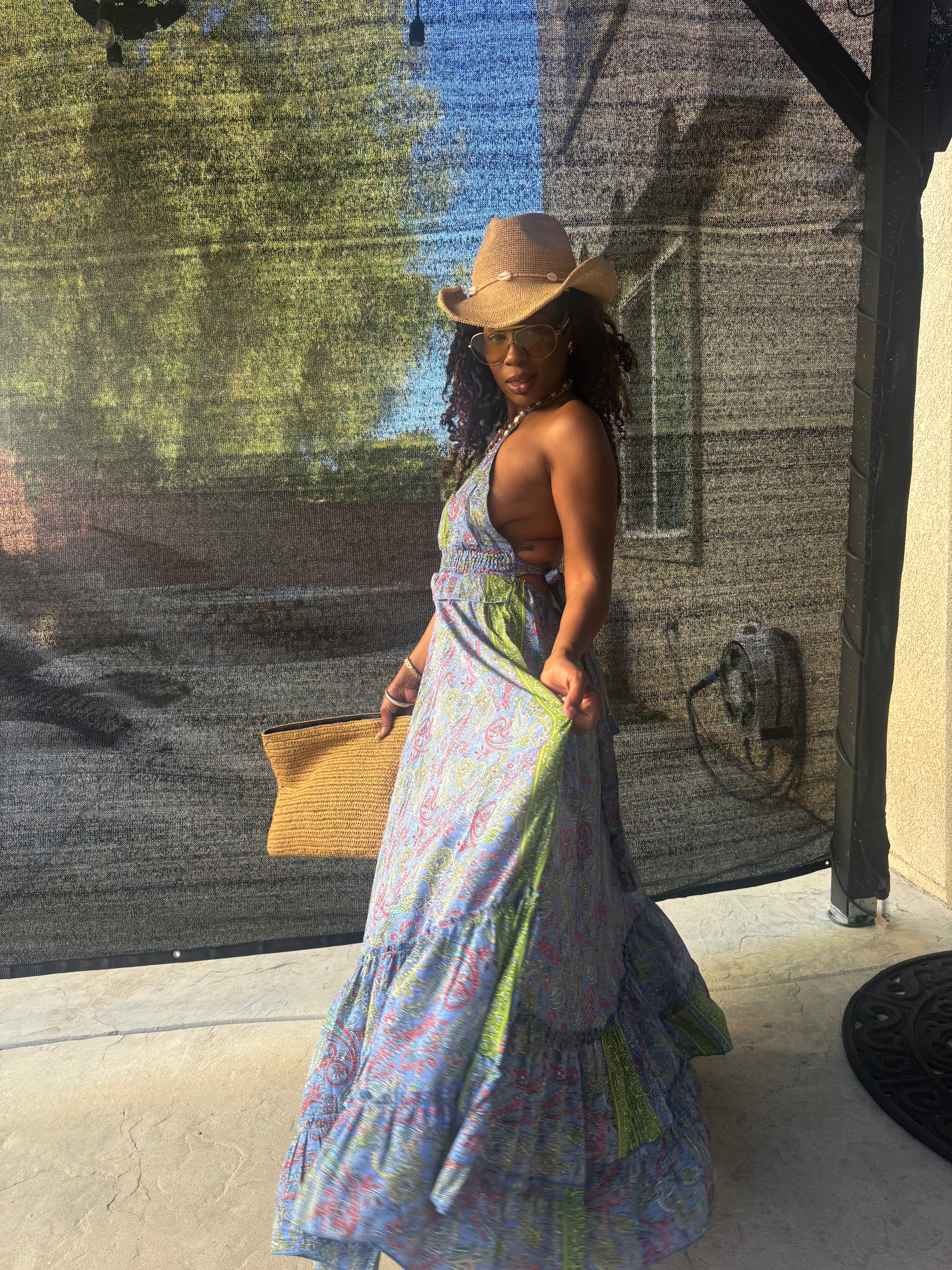 Lauren Floral Maxi Sun Dress